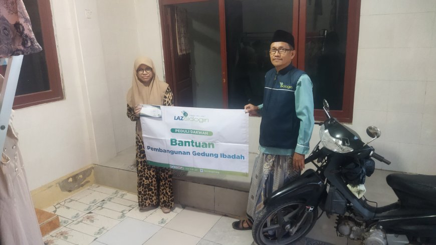 TINGKATKAN KENYAMANAN IBADAH, LAZ SIDOGIRI DUKUNG PEMBANGUNAN MUSHOLLA AZZAYDI   