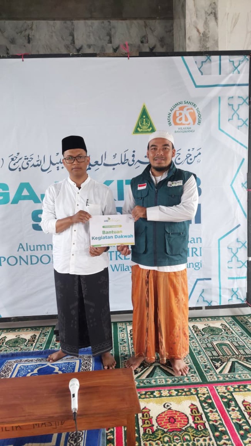SUPPORT DAKWAH IASS, LAZ SIDOGIRI BANTU OPERASIONAL NKS DI BANYUWANGI