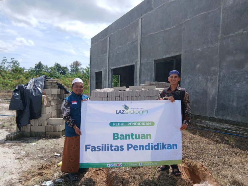 SIDOGIRI ULURKAN BANTUAN UNTUK PP. RIYADHUL ANWAR DI BANGKA BELITUNG