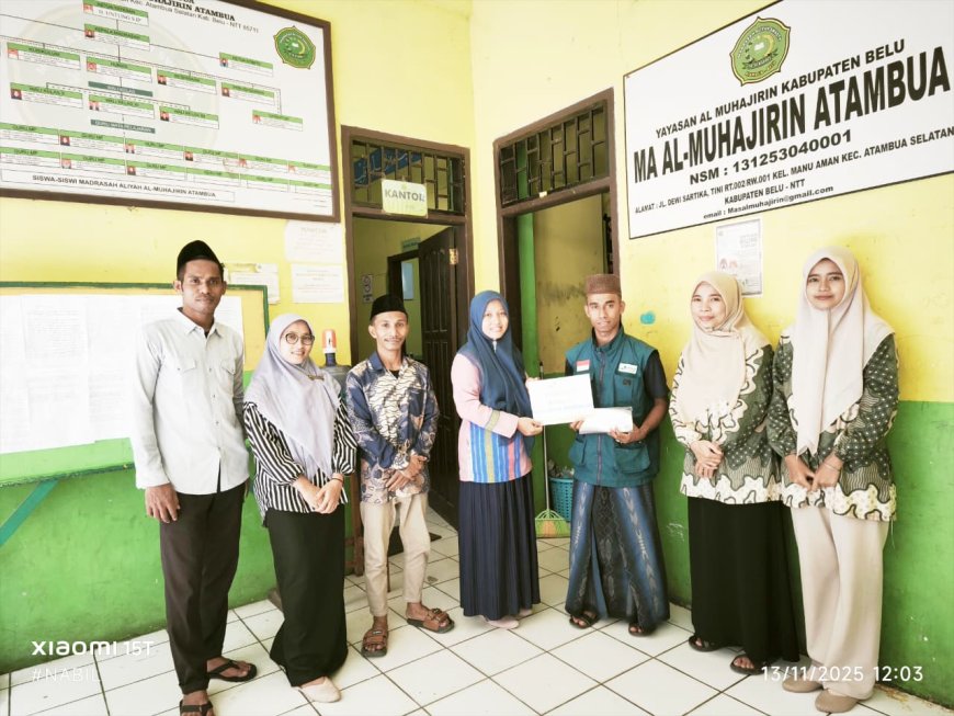 MENOPANG PENGABDIAN: LAZ SIDOGIRI SALURKAN INSENTIF GURU MADRASAH NTT