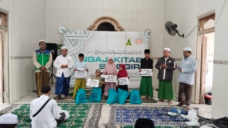 LAZ SIDOGIRI SANTUNI ANAK-ANAK YATIM PADA MOMEN NKS DI SUMENEP