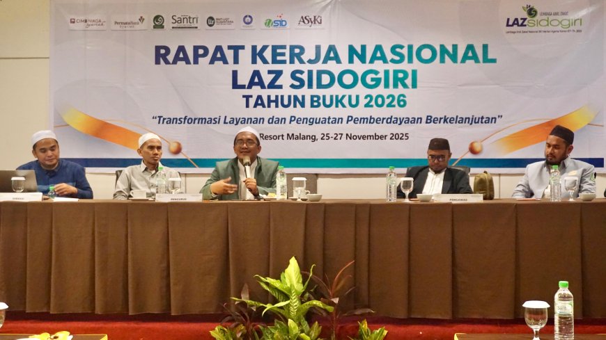 LAZ SIDOGIRI GELAR RAKERNAS 2026 DI MALANG, MANTAPKAN ARAH TRANSFORMASI LAYANAN DAN PEMBERDAYAAN