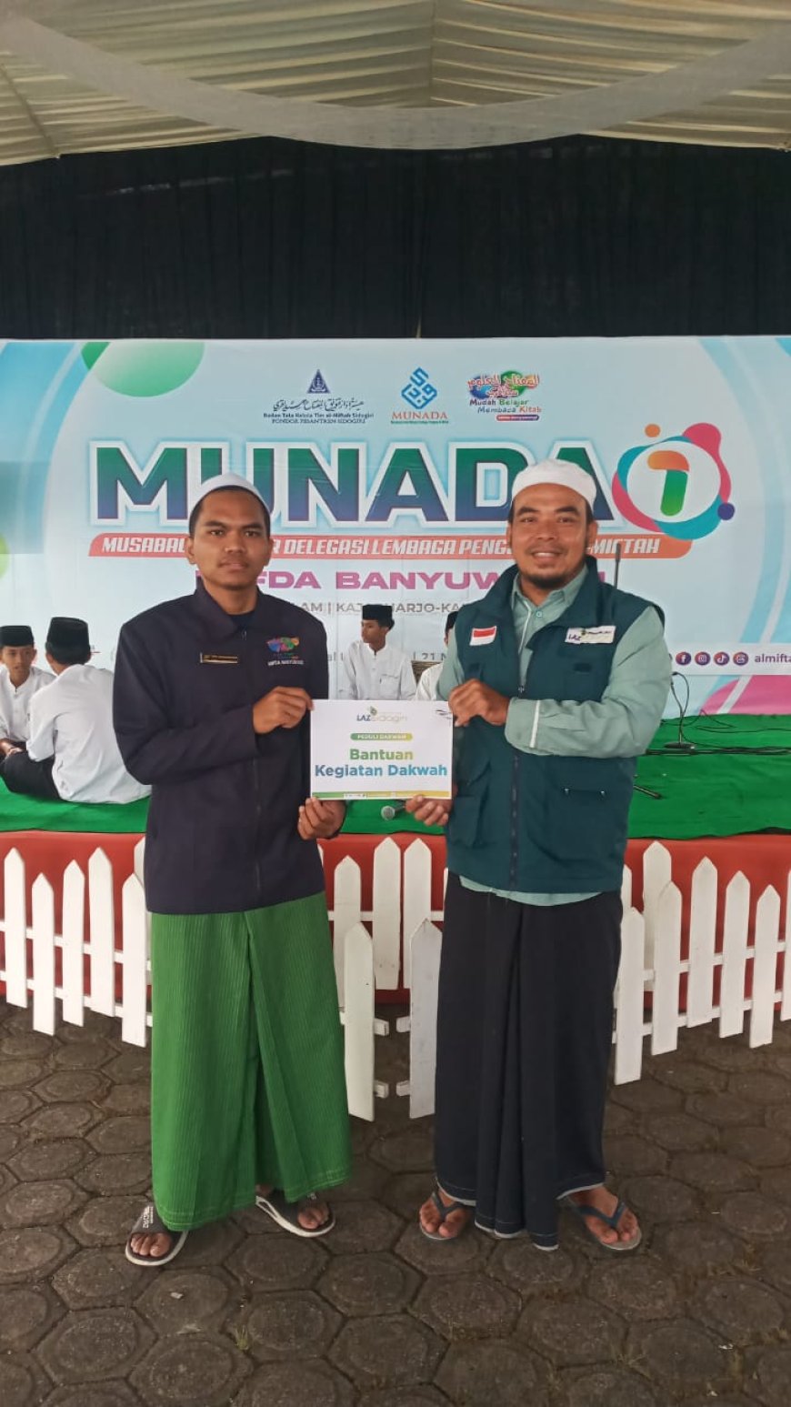 SUPPORT METODE CEPAT BACA KITAB, LAZ SIDOGIRI BANTU OPERASIONAL LOMBA MUNADA DI BANYUWANGI
