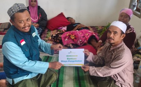 MENDERITA PENYAKIT KOMPLEKS, LAZ SIDOGIRI BANTU PENGOBATAN PASIEN DHUAFA DI PAGAK MALANG