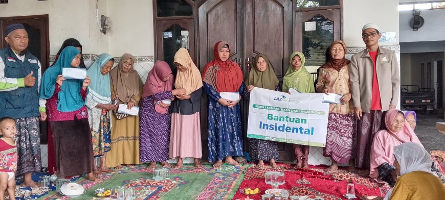 MENEBAR MANFAAT DI BANYUAJUH, LAZ SIDOGIRI HADIR MENGUATKAN WARGA YANG SEDANG SAKIT DAN MENGALAMI KESULITAN EKONOMI