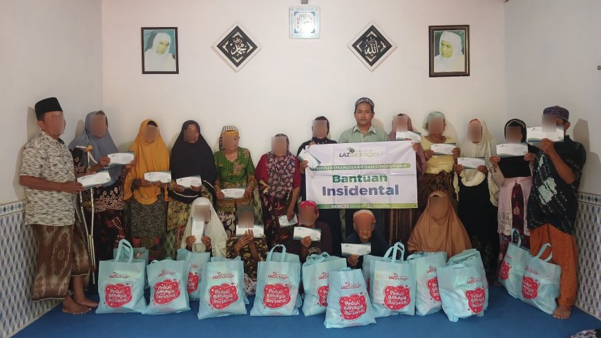 MENGUATKAN YANG RENTAN: LAZ SIDOGIRI SALURKAN BANTUAN UNTUK LANSIA DHUAFA DI BANGKALAN