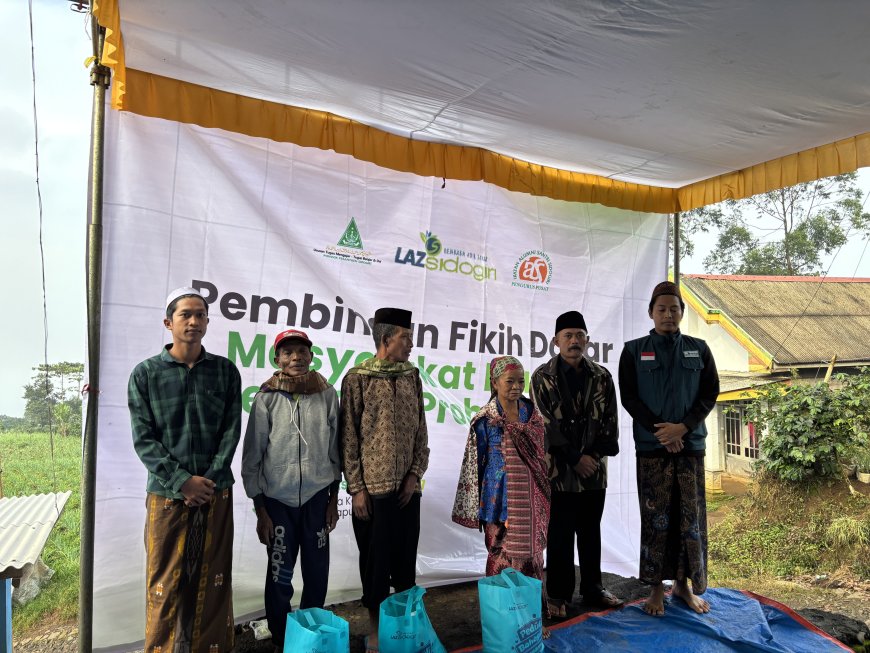 LAZ SIDOGIRI HADIRKAN PEMBINAAN FIKIH DASAR DAN SANTUNAN DI LERENG TENGGER PROBOLINGGO