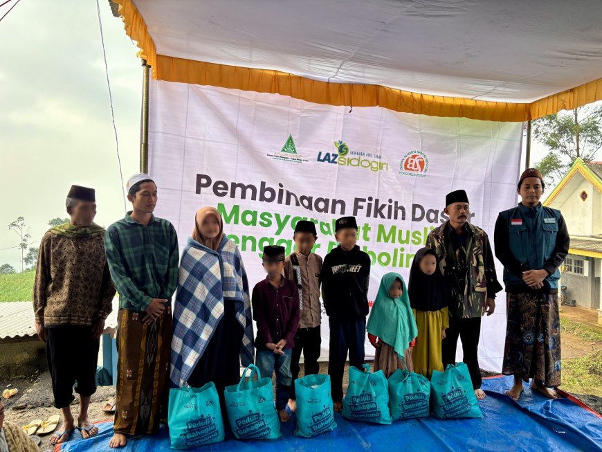 LAZ SIDOGIRI HADIRKAN PEMBINAAN FIKIH DASAR DAN SANTUNAN DI LERENG TENGGER PROBOLINGGO