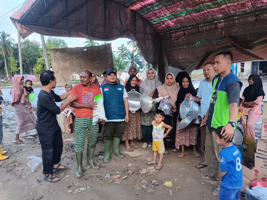 BANTUAN MENEMBUS PELOSOK ACEH, LAZ SIDOGIRI SALURKAN 500 PAKET LOGISTIK