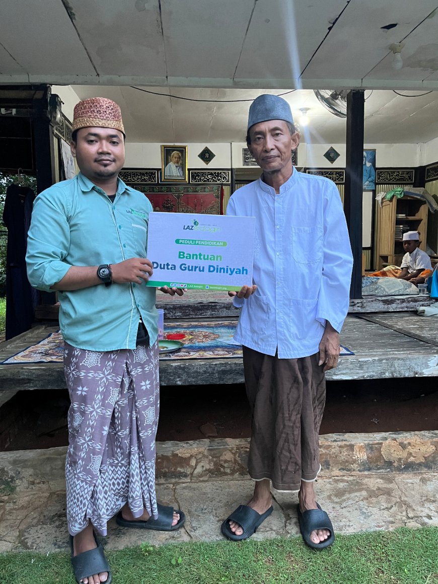 LAZ SIDOGIRI SALURKAN BANTUAN INSENTIF UNTUK GURU LEMBAGA PENDIDIKAN DI BANGKALAN