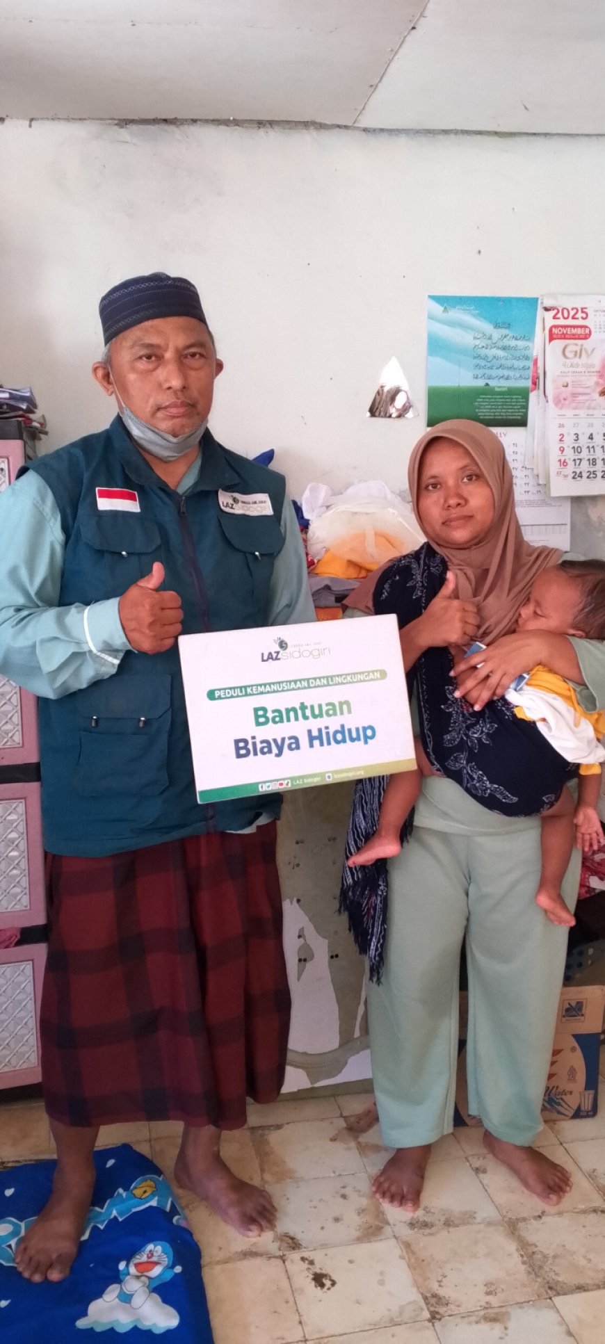 LAZ SIDOGIRI SUPPORT SINGLE PARENT DUAFA DI BANGKALAN