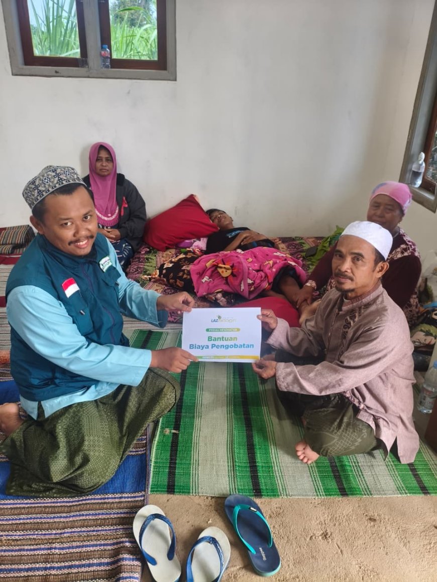 MENDERITA PENYAKIT KOMPLEKS, LAZ SIDOGIRI BANTU PENGOBATAN PASIEN DHUAFA DI PAGAK MALANG