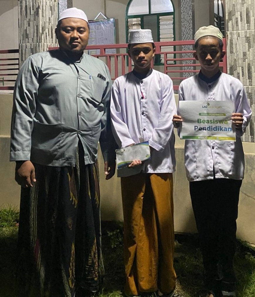 RINGANKAN BEBAN SANTRI, LAZ SIDOGIRI BANTU BIAYA SANTRI DI PESANTREN MAROS SULSEL