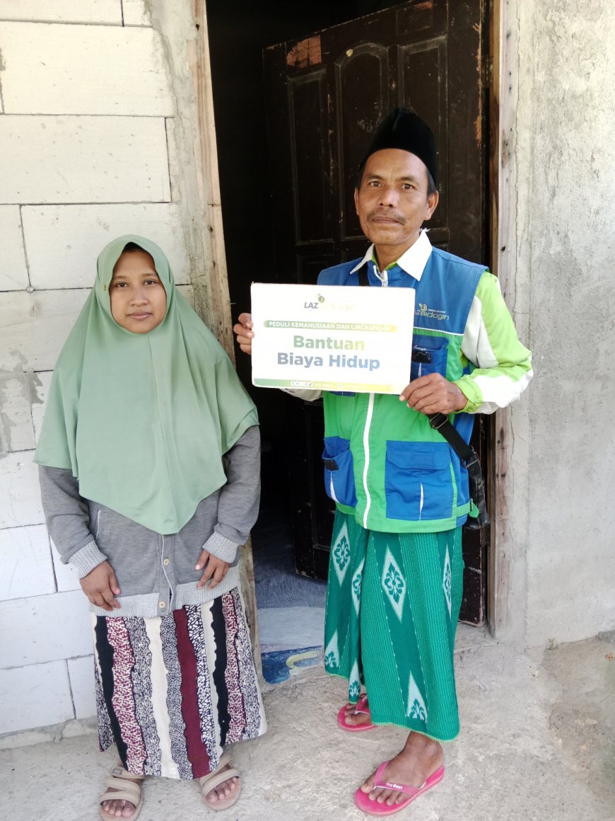 TIDAK MENCUKUPI KEBUTUHAN, LAZ SIDOGIRI BANTU IRT DHUAFA DI PELOSOK BANGKALAN