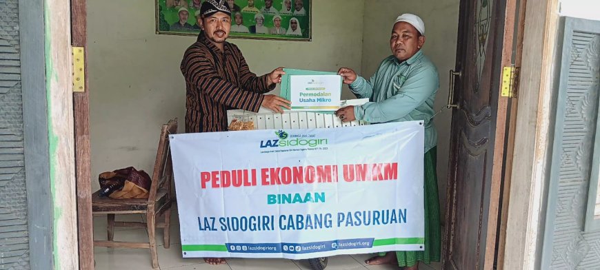 PERKUAT USAHA RAKYAT, LAZ SIDOGIRI DUKUNG PEDAGANG JAMU KELILING DI PASURUAN