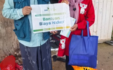 RINGANKAN BEBAN WARGA PRASEJAHTERA: LAZ SIDOGIRI SALURKAN UANG TUNAI DAN SEMBAKO WARGA BATAM