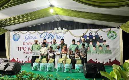 LAZ SIDOGIRI GELAR SANTUNAN YATAMA DALAM RANGKA ISRA MIKRAJ DAN WISUDA SANTRI DI JEMBER