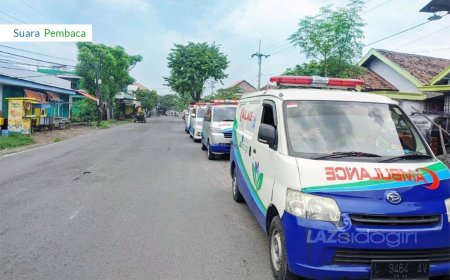 AMBULANCE LAZ SIDOGIRI UNTUK ANTAR-JEMPUT JENAZAH