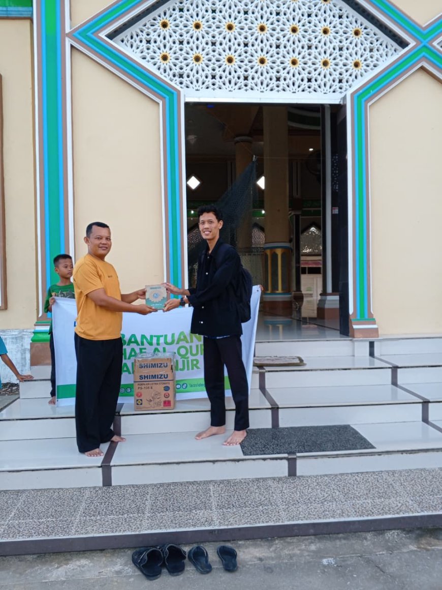 TURUNTANGAN LANGSA SALURKAN BANTUAN LAZ SIDOGIRI UNTUK KORBAN BENCANA ACEH