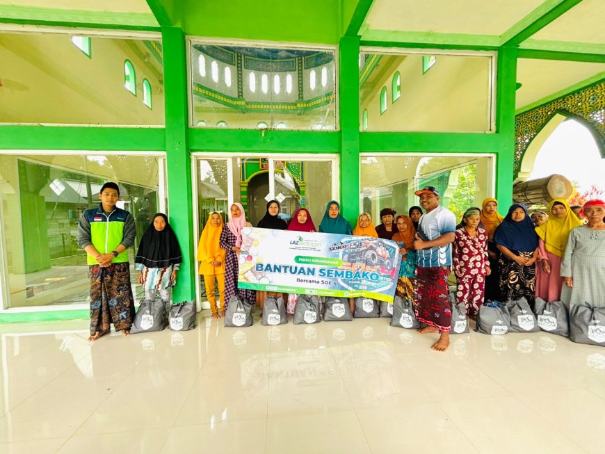 BAKTI SOSIAL SOE-4 BERSAMA LAZ SIDOGIRI, WUJUD KEPEDULIAN DI JALUR OFFROAD