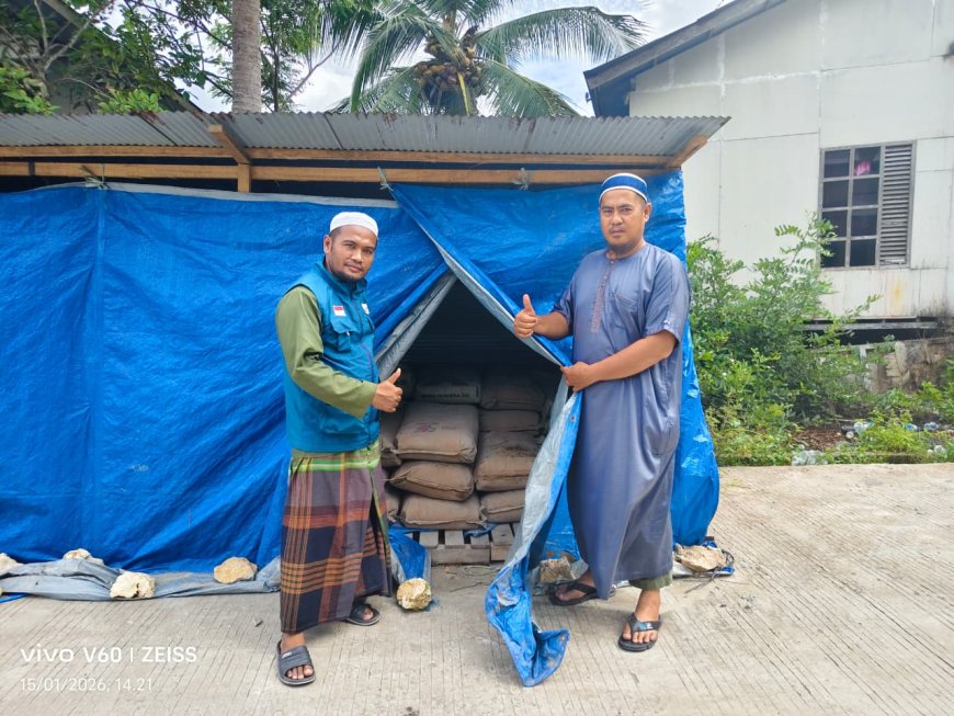 DUKUNG DAKWAH DAN IBADAH, LAZ SIDOGIRI SALURKAN BANTUAN MASJID DI KARIANGAU KALTIM