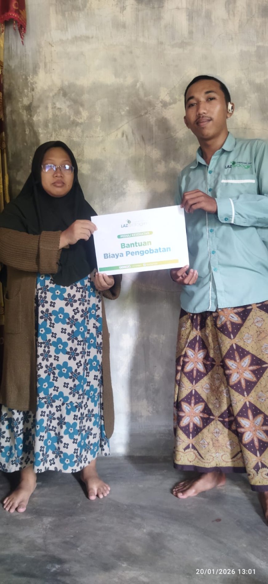 LAZ SIDOGIRI RINGANKAN BIAYA PERSALINAN WARGA PRASEJAHTERA DI PASURUAN