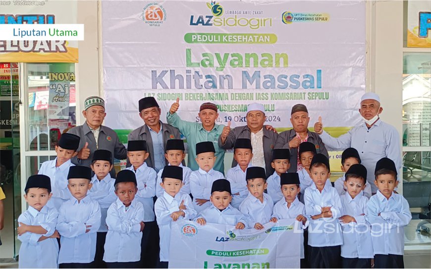 LAZ SIDOGIRI GELAR KHITAN MASSAL DI KABUPATEN BANGKALAN