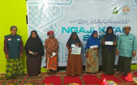 LAZ SIDOGIRI SALURKAN BANTUAN BIAYA HIDUP TUNAI DI MEMPAWAH TIMUR