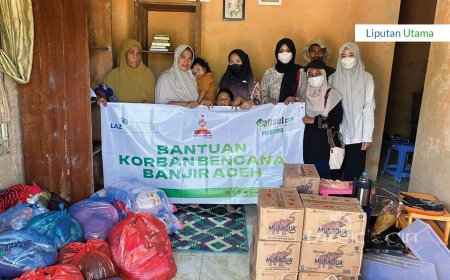 LAZ SIDOGIRI SALURKAN BANTUAN LANJUTAN UNTUK KORBAN BANJIR ACEH TAMIANG
