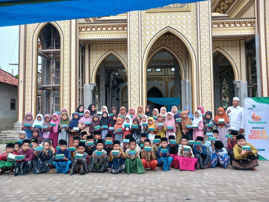 TAK SEKADAR BERBUKA, LAZ SIDOGIRI TEBAR KHIDMAH CERIA RAMADHAN DI BURNEH BANGKALAN
