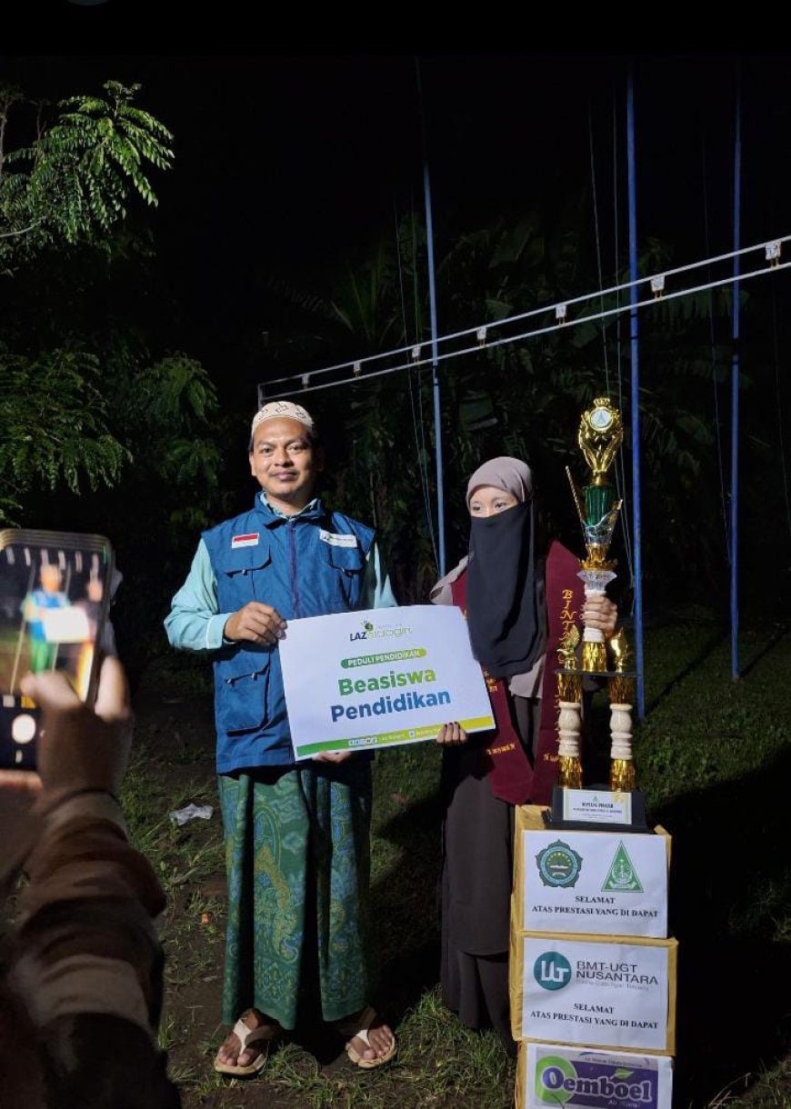 BEASISWA LAZ SIDOGIRI UNTUK MURID BERPRESTASI DI ALASBULUH BANYUWANGI