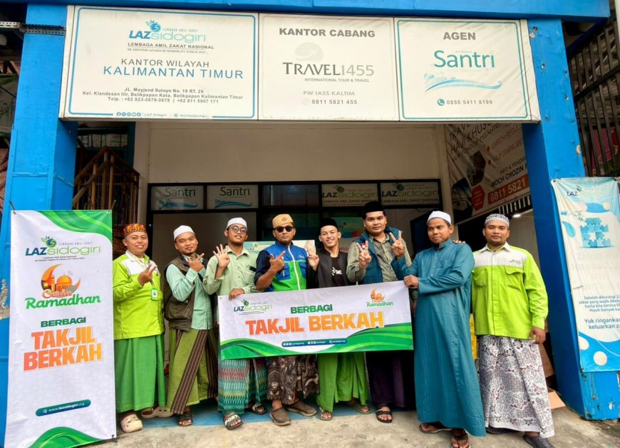 CERIA RAMADHAN LAZ SIDOGIRI: 500 PAKET TAKJIL BERKAH UNTUK WARGA BALIKPAPAN