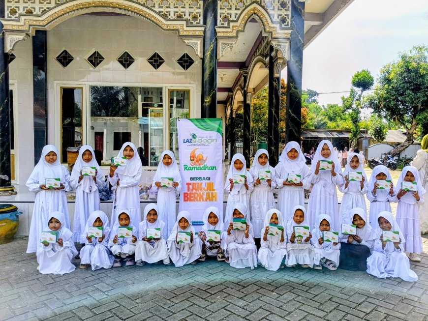 BINGKISAN LEBARAN LAZ SIDOGIRI UNTUK GURU NGAJI DI BILAPORAH