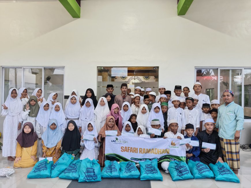 LAZ SIDOGIRI BABEL UKIR SENYUM YATIM DAN DUAFA DI PENGHUJUNG RAMADHAN