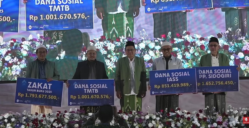 AMANAH BESAR UNTUK UMAT, LAZ SIDOGIRI KELOLA ZAKAT RP1,79 MILIAR