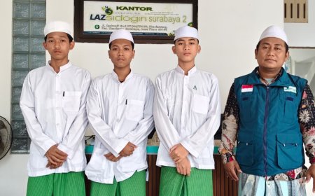 DUKUNG GENERASI BERILMU, LAZ SIDOGIRI BERIKAN BEASISWA PENDIDIKAN