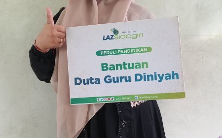 LAZ SIDOGIRI SALURKAN BANTUAN UNTUK GURU MID TARBIYATUL ATFAL DI SOCAH BANGKALAN