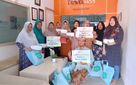 LAZ SIDOGIRI SALURKAN BANTUAN BIAYA HIDUP UNTUK 12 JANDA DI BALIKPAPAN