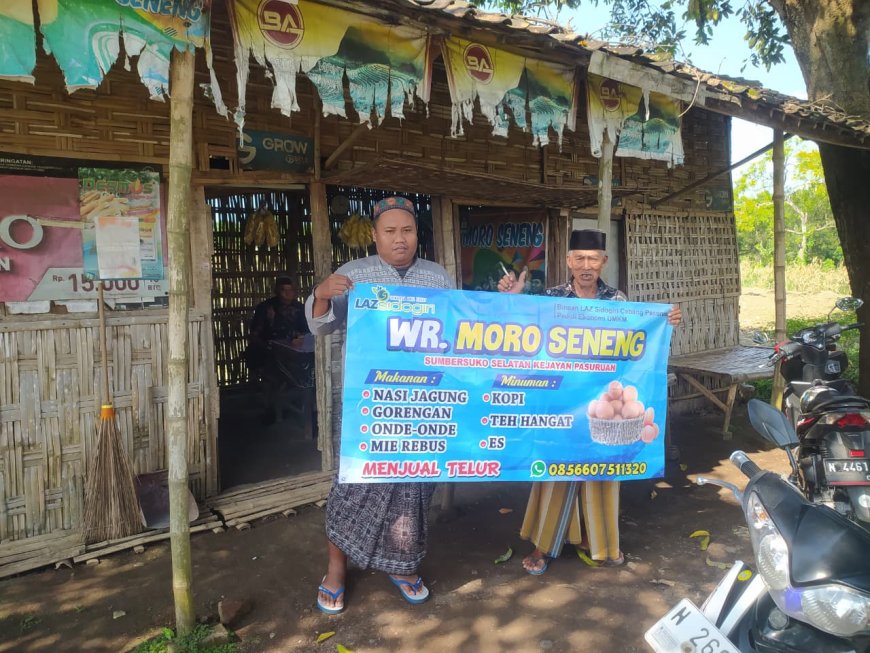 LAZ SIDOGIRI DORONG UMKM, SALURKAN BANTUAN MODAL USAHA DI KEJAYAN