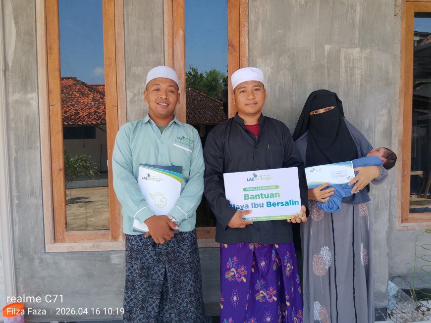 LAZ SIDOGIRI SALURKAN BANTUAN KESEHATAN UNTUK IBU HAMIL DI SOCAH BANGKALAN