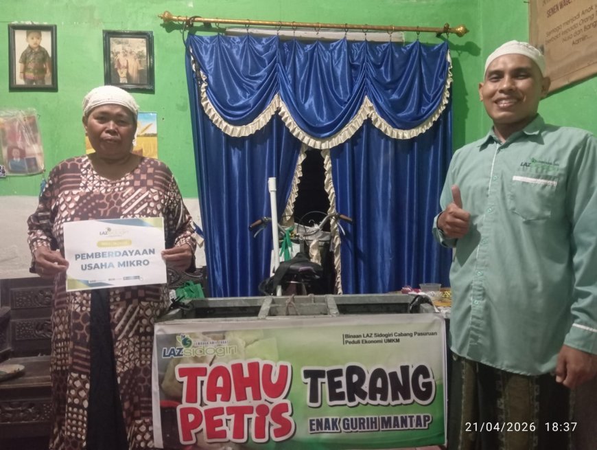 PROGRAM EKONOMI LAZ SIDOGIRI : LANGKAH NYATA MENGUATKAN USAHA KECIL