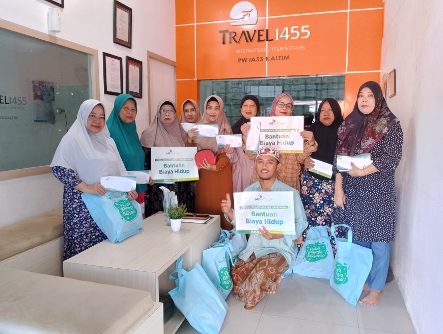 LAZ SIDOGIRI SALURKAN BANTUAN BIAYA HIDUP UNTUK 12 JANDA DI BALIKPAPAN