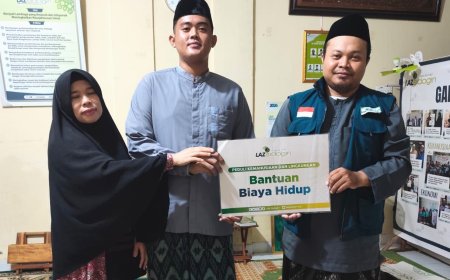 LAZ SIDOGIRI SALURKAN BANTUAN BIAYA HIDUP UNTUK WARGA KURANG MAMPU DI BATAM