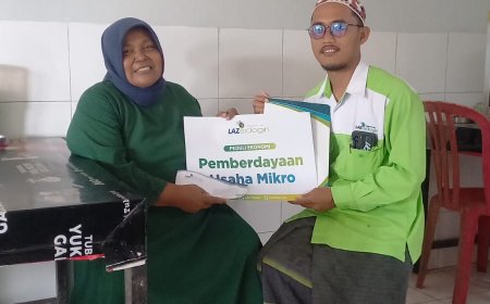 LAZ SIDOGIRI BANTU PENGEMBANGAN UMKM UNTUK MUALLAF DI BALIKPAPAN