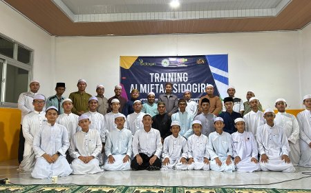 PEDULI MUTU PENDIDIKAN: LAZ SIDOGIRI BABEL GELAR TRAINING AL-MIFTAH DI PONPES AT-TOYBAH