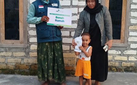 LAZ SIDOGIRI BANTU WUJUDKAN RUMAH LAYAK HUNI UNTUK GURU NGAJI DI BANGKALAN