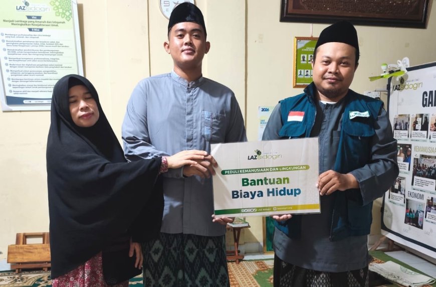 LAZ SIDOGIRI SALURKAN BANTUAN BIAYA HIDUP UNTUK WARGA KURANG MAMPU DI BATAM