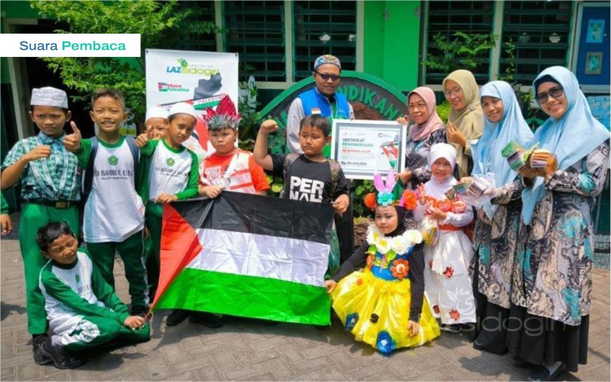 APRESIASI PROGRAM PEDULI PALESTINA LAZ SIDOGIRI 
