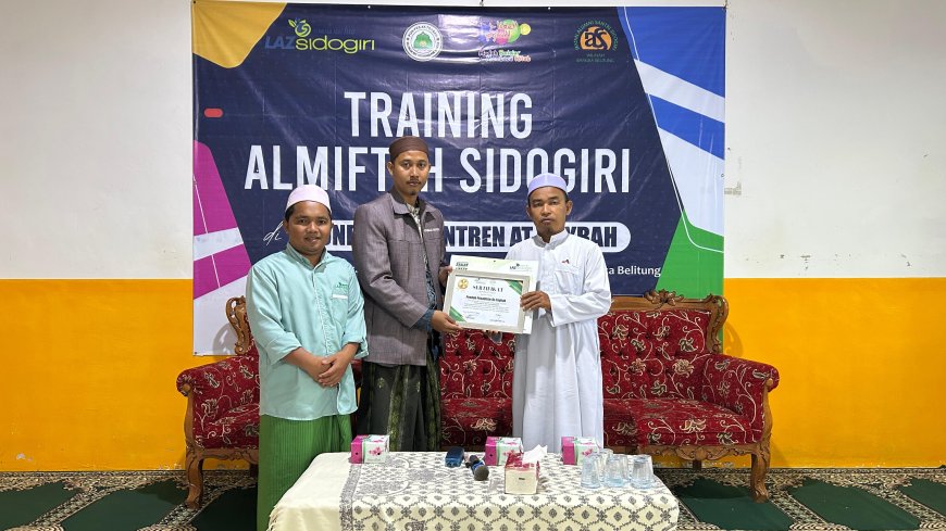 PEDULI MUTU PENDIDIKAN: LAZ SIDOGIRI BABEL GELAR TRAINING AL-MIFTAH DI PONPES AT-TOYBAH