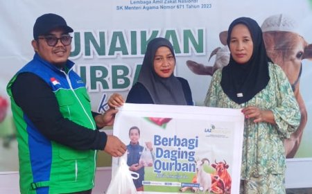 LAZ SIDOGIRI TEBAR BERKAH QURBAN DARI SURAU AL AMINAH PONTIANAK